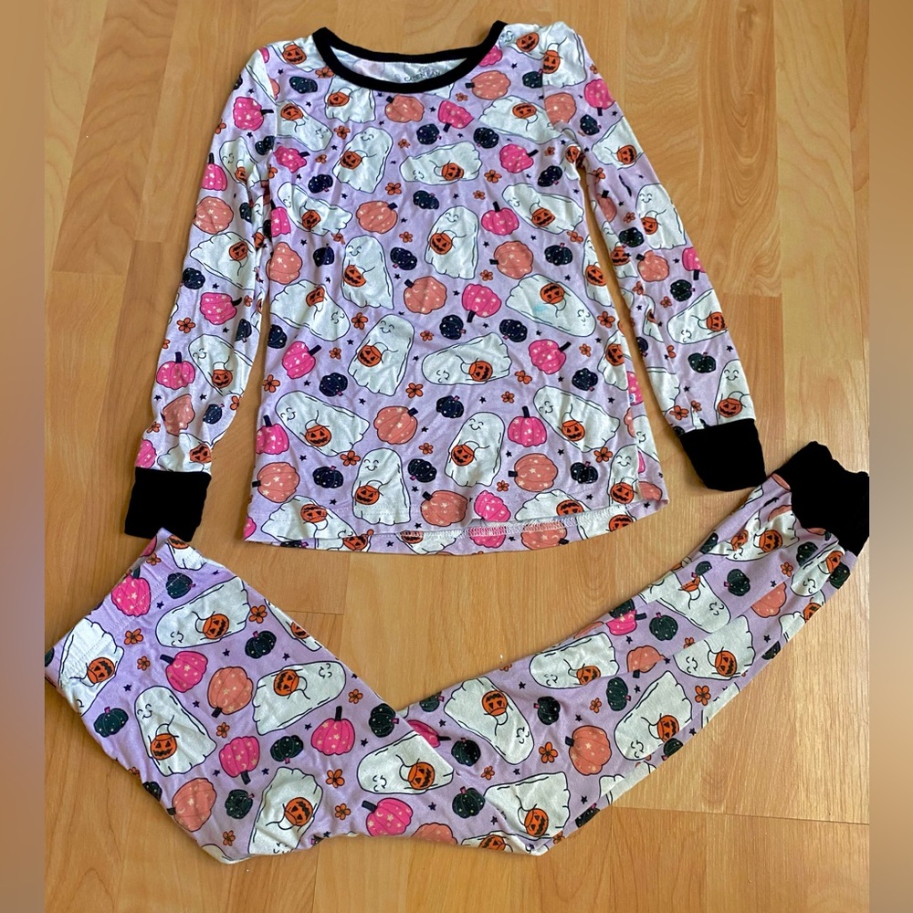 Caden Lane Girls Halloween Bamboo Pajamas